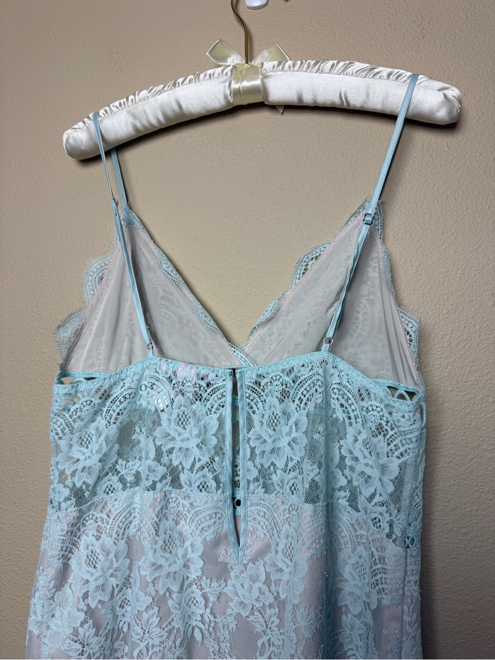Victoria’s Secret Floral Lace Slip Dress Lingerie Size Large - Picture 6 of 8